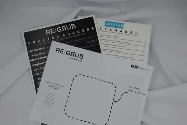 Regrub Menu Printing Calgary | Custom Takeout & Dine-In Menus | Grafix Media