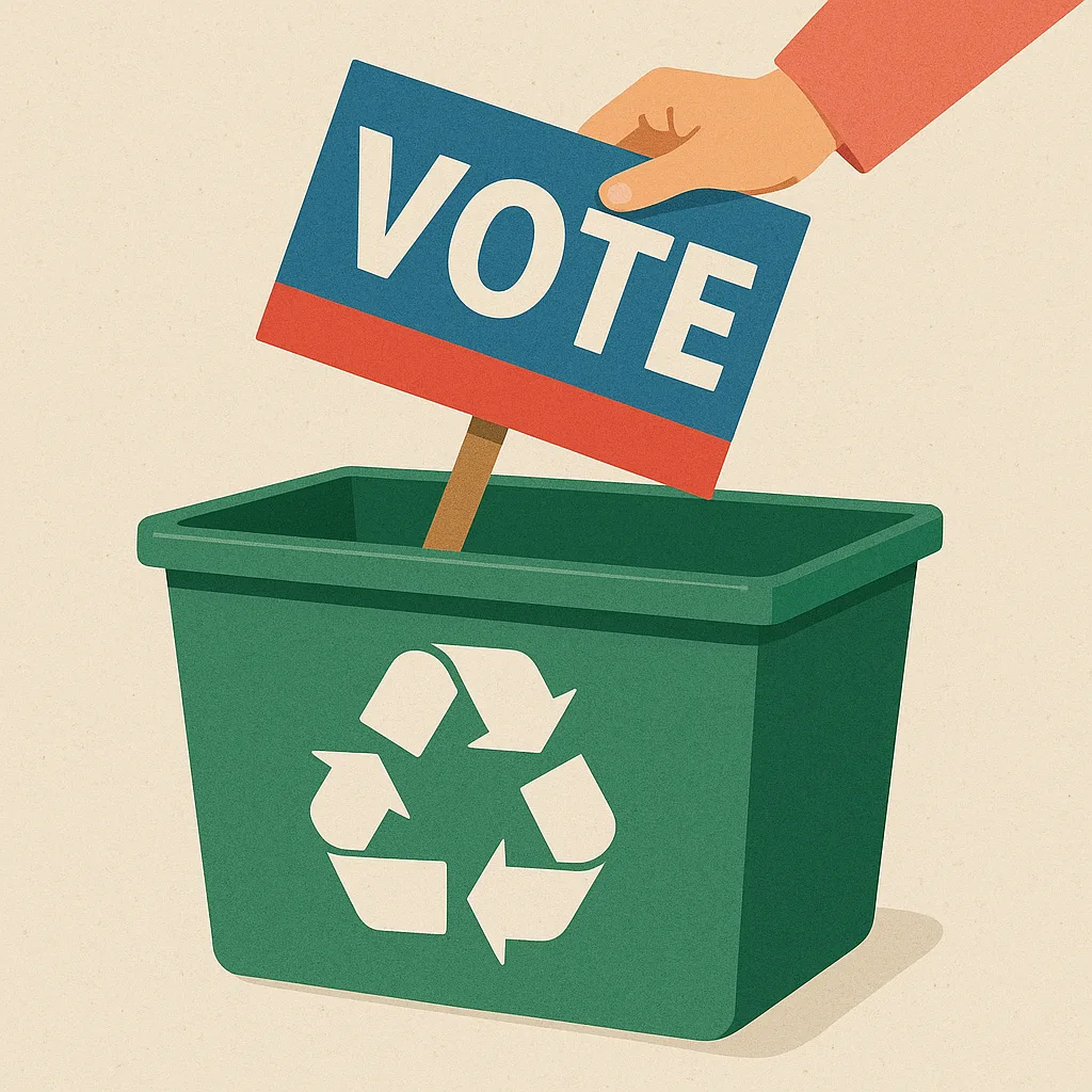 How to Recycle Campaign Signs