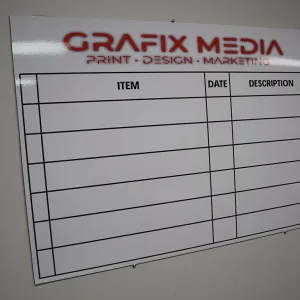 Dry Erase Board