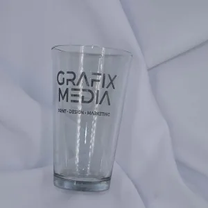 Grafix Media Laser Engraving on Glass