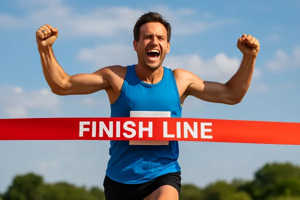 Finising Ribbon Finish Line Ribbon Calgary | Custom Printed Race Ribbon