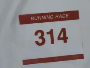 Fabric Race Bib