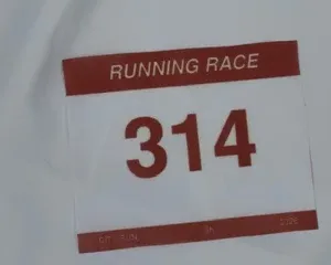 Fabric Race Bib