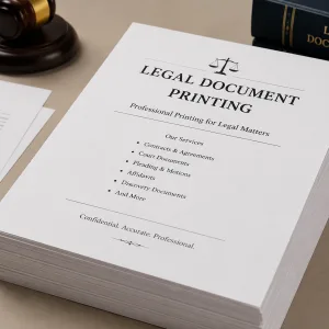 Legal documents printing